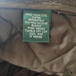 Lauren Ralph Lauren vintage army green quilted snap front long sleeve coat S Photo 11