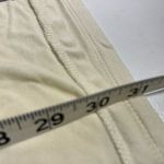 LOGO By Lori Goldstein Cream Lace Panel Short Sleeve Top Photo 6