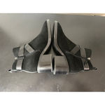 Sanctuary  Cora Suede Heeled Ankle Boots Women 10 Black Minimalist Academia Biker Photo 4