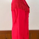 Fabulous Vintage 1980s D’Knits Fringed Blazer! Size M Photo 3