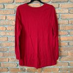 J. Jill Sweater Women's Size Small Red V Photo 2