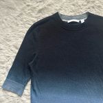 Hugo Boss Boss Top Feyah Ombré Virgin Wool Knit Crewneck Pullover Blue Sz XL Photo 5
