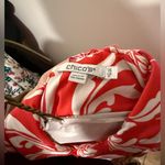 Chico's Silk Blend Roll Tab Shirt Dress size 10 Photo 5