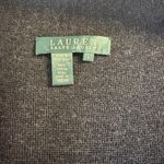 Ralph Lauren VTG 90's  Zip Cardigan Mock Neck‎ Sweater L 100% Merino Wool Photo 2
