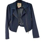 Flying Tomato Girl Next Door Polka Dot Moto Jacket Photo 0