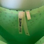 Elli White green polka dot asymmetrical midi dress size s Photo 3