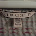 Victoria's Secret PINK‎  pink gray Long Sleeve Thermal Tee Crew Neck Size M Photo 2