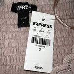EXPRESS  Gorgeous Lace  Blush Pink Bodysuit‎ Elasticized Back NWT $60 Size Small Photo 7