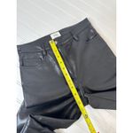 Wilfred Aritzia Melina Black High Rise Straight Leg Vegan Leather Pants Size 0 Photo 3