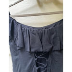 La Blanca Island Goddess Off the Shoulder Ruffle Swimsuit One Piece Black S Photo 5