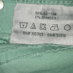 joe's jeans Joes Seafoam Green Shimmer Denim Jeans Photo 4
