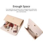 NWT Nude Patent Leather Clutch Purse Tan Photo 5