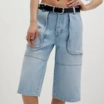 Free People NWT  Havasu Slouchy Cropped Jeans in Hoover Photo 3