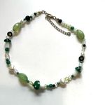 Urban Outfitters green beaded Chill out choker necklace Photo 3
