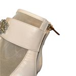 Karl Lagerfeld  White Open Toe Ankle Booties(Size 7M ) Photo 7