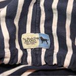 The Black Dog Brand Navy and White Striped Pullover Cotton Hoodie Size Small Photo 2