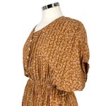 Free People  One Fine Day Floral Mini Dress Chocolate Combo Size Small Photo 2
