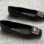 Katy Perry NWOT “Evie” Black Ballet Flats with Metallic Detail Size 8 Photo 0