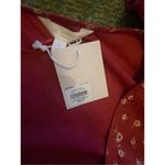 NWT Lauren Conrad Floral Faux Wrap Dress Red L Photo 8