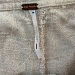 Free People  High Waisted Cropped Linen Blend Pants Size 12 Photo 5