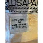 Worlds Apart Dress Women Medium Orange Peach Linen Button Skirt Maxi Lagenlook Photo 7