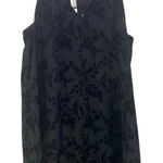 ASTR NWT  small navy vneck sleeveless floral lined dress blouse Photo 0