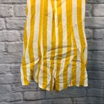 Beach Riot NWT Revolve  The Zoey Yellow/White Striped Romper- Medium Photo 6