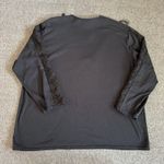 Sas’sa Fringe Western Rodeo Cowgirl Long Sleeve Lace Studded Shirt Women’s 40 Black Size XL Photo 2