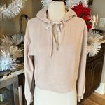 Wallflower Plush Soft Hoodie Cropped Pullover Nude New Tan Size undefined Photo 3