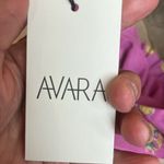 Ultramarine Bella Top Purple Yellow Flowers Double Ruffle Sleeve Photo 10