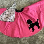 Adult One Size Poodle Skirt Costume Pink Photo 1