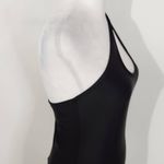 We Wore What  Black Asymmetrical Bodysuit NWT Size Small Revolve Black Bodysuit Photo 3