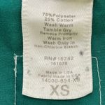 Uniform Advantage  UA Scrubs Solid Green Scrub Top Shirt Size XS Photo 2