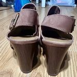 Qupid Stylish light tan Women's 9 Heeled Mules Photo 7