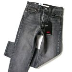 Levi's NWT Wedgie in Better Weatherhead Black Gray High Rise Tapered Jeans 25 Photo 1