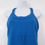 Toad & Co Blue Racerback Outdoor Dress with Pocket Shelf Bra Sleeveless Photo 1