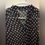 Brandy Melville Women’s Y2K Black Floral Sheer Sleeveless Blouse One Size Photo 1