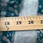 Maeve Anthropologie Women Sheer Green Ruffle Hem Dress 6 Boho Festival Resort Photo 8