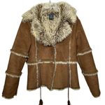 American Vintage Vintage 90s 1990s y2k 2000s faux fur suede shearling penny lane coat jacket Photo 1