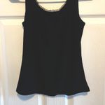 Black Velvet Tank Ruffle Trim Gothic XS Vamp Party Photo 9