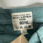 Nili Lotan 111/88 80NL Tomboy Straight Leg Sage Green Pants 4 Photo 7