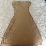 Assets by Spanx Body Shaping Strapless Dress Tan Size L Photo 5