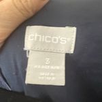 Chico's Chico’s Women’s 3 Navy Short Sleeve Dress Photo 1