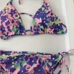 SheIn  Pink and Purple Floral Bikini Set Photo 1