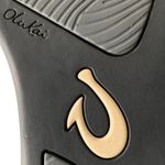 Olukai Aukai Beach Flip-Flop Sandals US 10 EU 40 Black Leather Upper Rubber Sole Photo 7