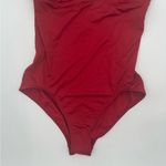 MEI L’ANGE Swimsuit One Piece Red Eve Bow Tie Swim Beach NWT Extra Large Size XL Photo 6