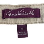 Gloria Vanderbilt  Taupe Amanda Wide Leg Mid Rise Curvy Womens Jeans Sz 16 Photo 6