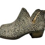 Lucky Brand Baley 2 Leather Leopard Print Ankle Booties NEW Size 5 Photo 2