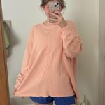 Aerie  Pink Crewneck Oversized Small Photo 1