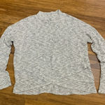 American Eagle  Mock Neck Sweater Knit Pullover Cross Front Beige‎ Womens Small Photo 0